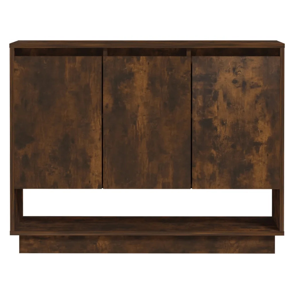 Credenza-Buffet-Armadio da cucina Rovere Fumo 97x31x75 cm in Truciolato
