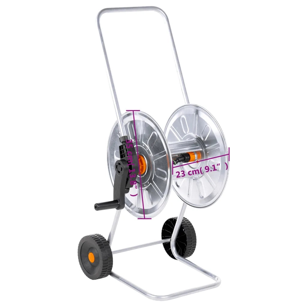 Carrello Avvolgitubo per Tubo Flessibile 50 m 1/2" o 35 m 3/4" CFW4642499