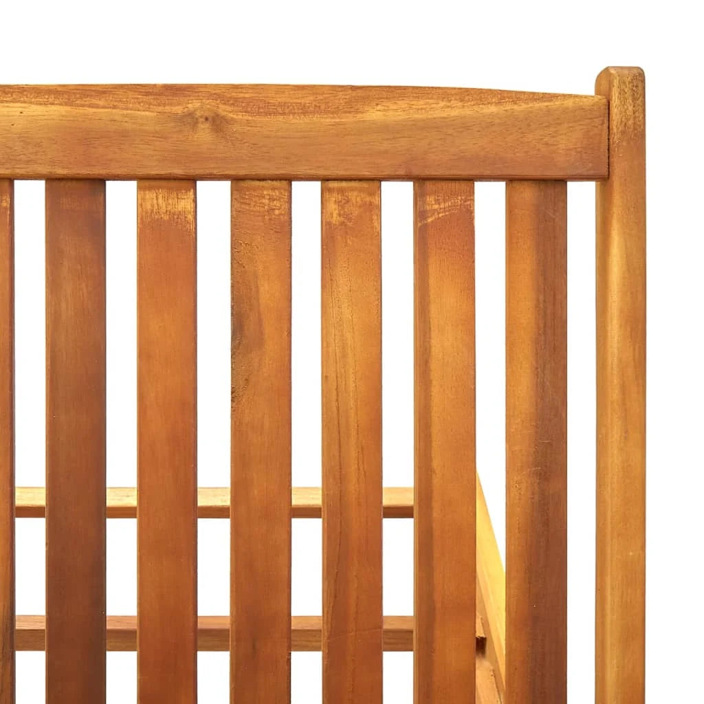 Lettino prendisole sedia a sdraio lettino prendisole letto da giardino mobili da esterno per patio con cuscino legno massello di acacia 02_0012375