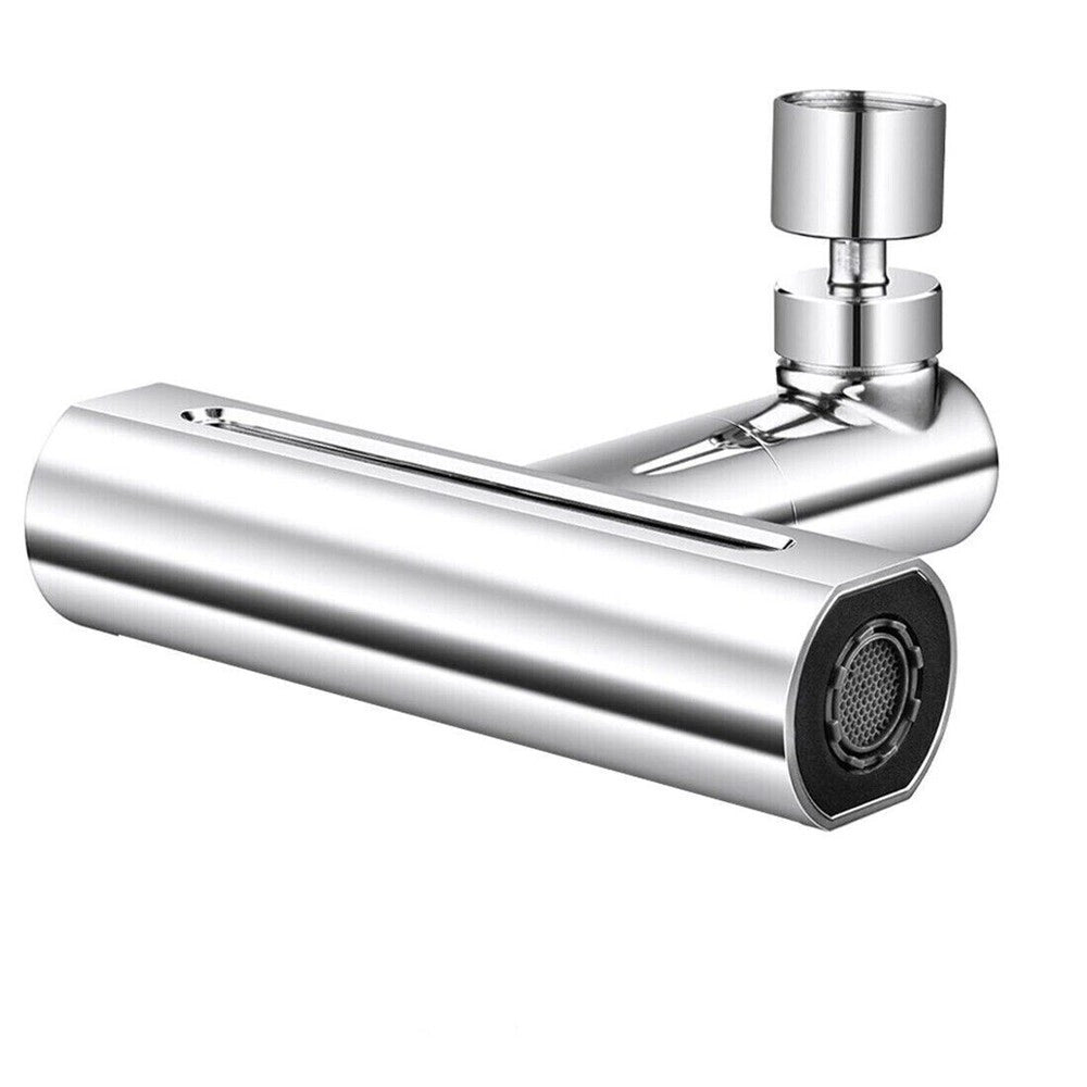 Trade Shop - Aeratore Rubinetto Cucina Rotazione 360° Prolunga Lavandino Bagno Multifunzione -