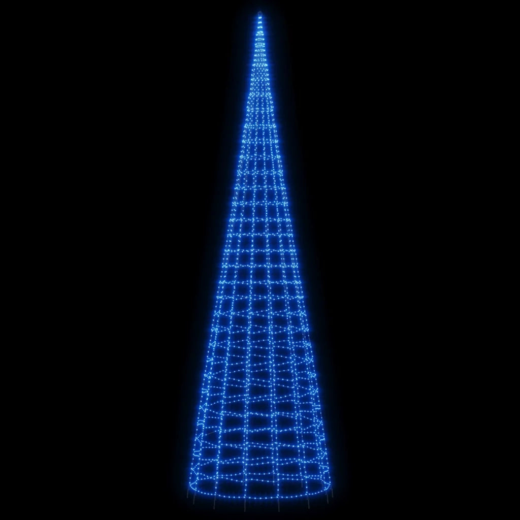 Albero di Natale | Decorazioni natalizie a LED 3000 LED Blu 800 cm