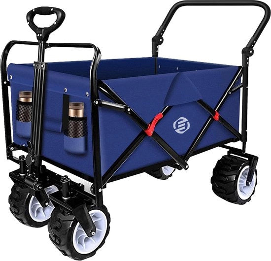 Carrello Bolder - Carrello Opnebbio - Carrello per Spiaggia - Ruote Sterzo - Multiangolazioni - Carrello per Spiaggia Portatile