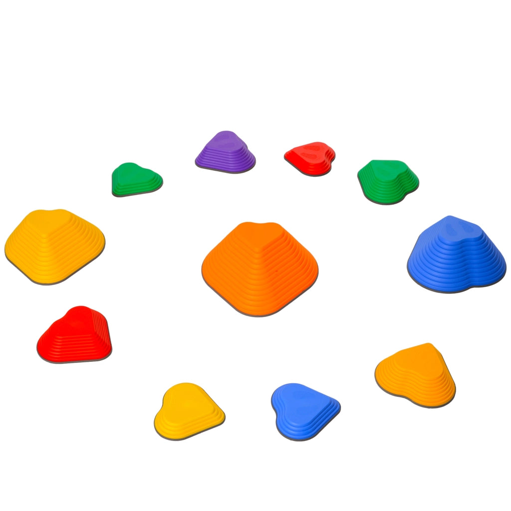 Pietre per giardino Balance ¨C zephmum ¨C 11 pezzi, grigio, 30x30x6 cm
