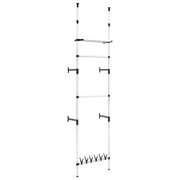 Sistema per Guardaroba Telescopico Aste Mensole in Alluminio CFW7617051