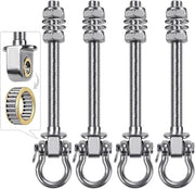 Set di ganci oscillanti - Per carichi pesanti - 4 pezzi