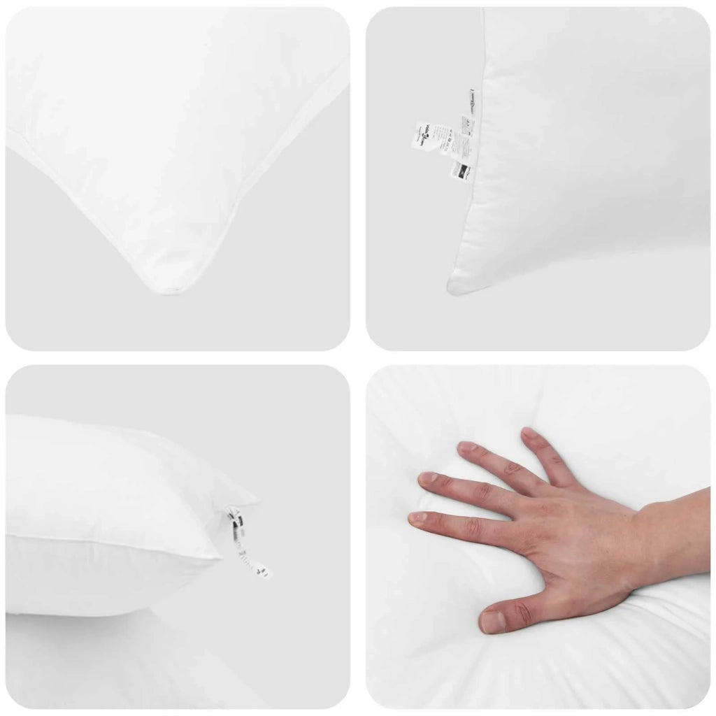 Duvet Estivo con cuscino 3 pcs Bianco Microfibra 3377264