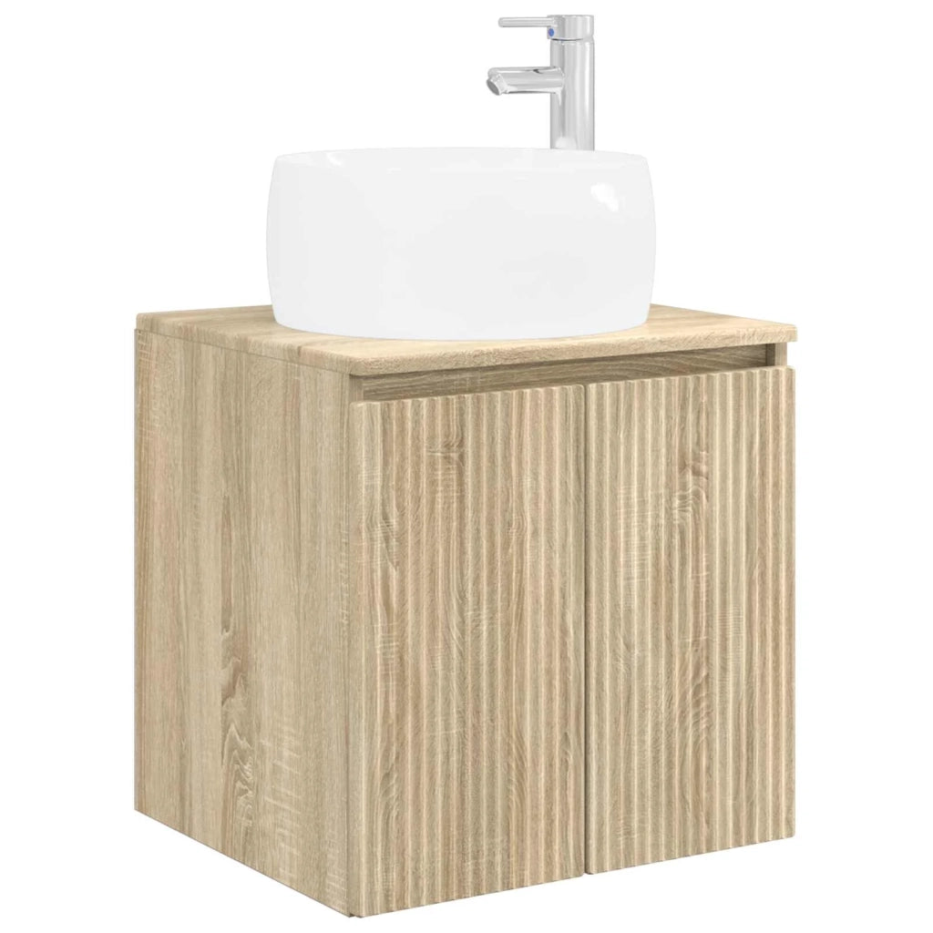 Mobile Lavabo da Parete Rovere Sonoma 49,5 x 44,5 x 66 cm 890454