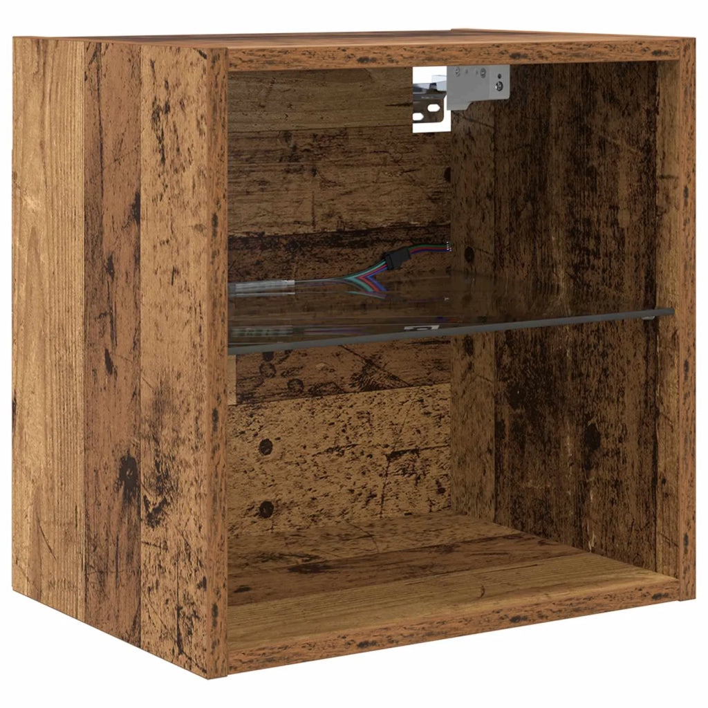 Mobile Porta TV con LED 5 pz-Credenza per TV Legno vecchio 518121