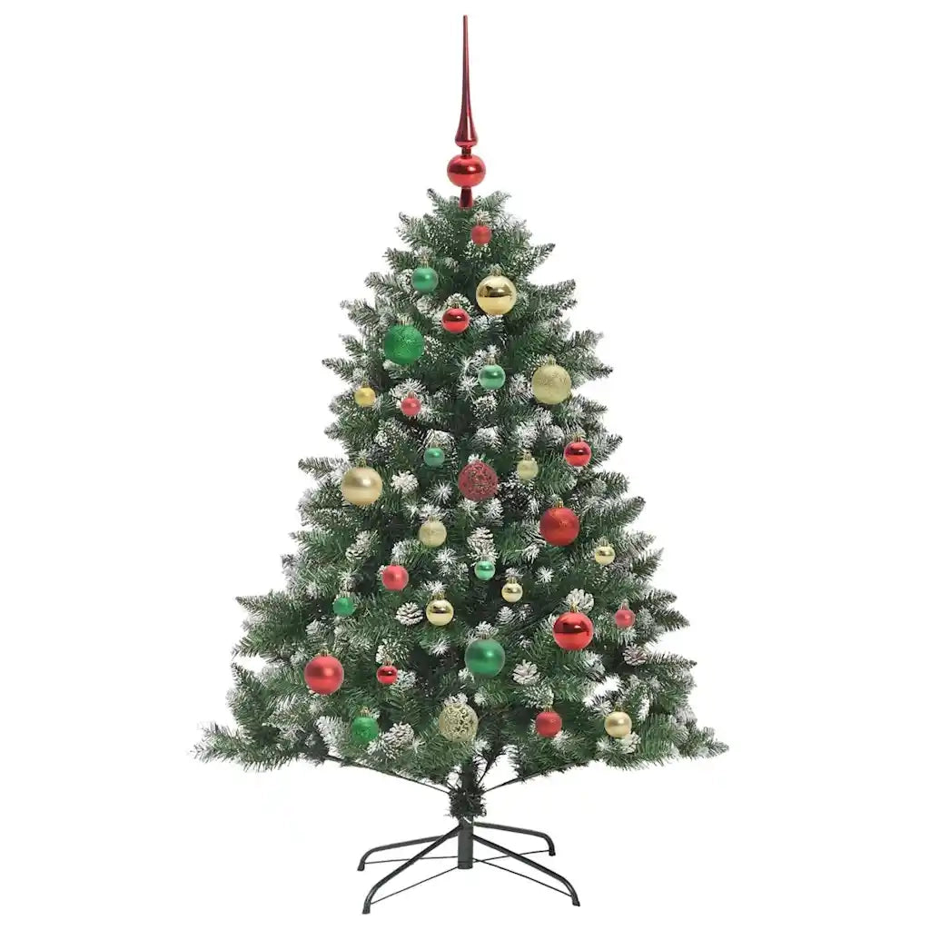 Albero di Natale artificiale con 150 LED Verde 120 cm 3395217