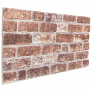 Pannelli da parete 10 pcs Marrone 100 x 50 cm Schiuma EPS 42046098