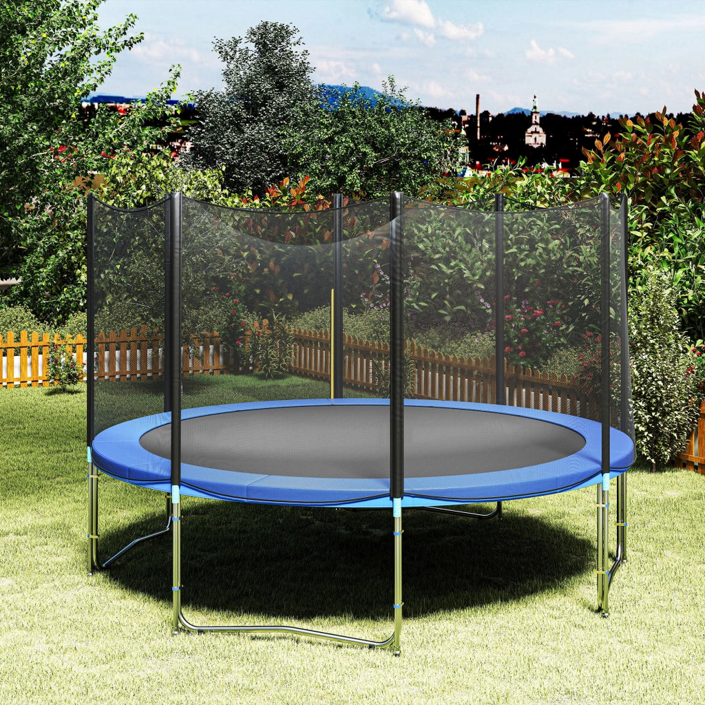 Cuscino di protezione per trampolino ¨C Minimal ¨C blu ? 366 cm