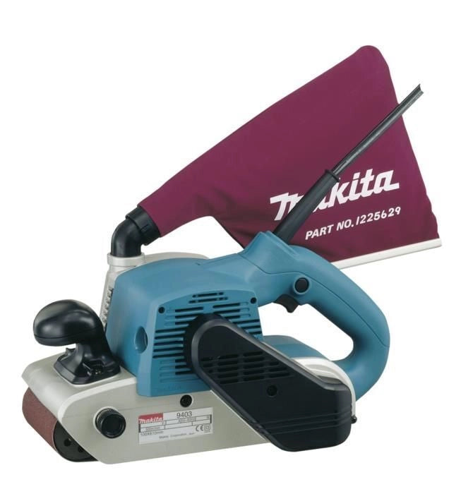 Makita 9403J Levigatrice a nastro 1200 W Velocita' 500 m-min Sacco per polvere incluso colore Nero