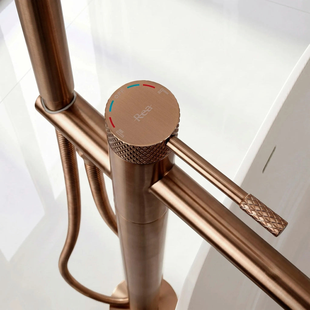Rubinetto Indipendente Rea Venti Brush Copper
