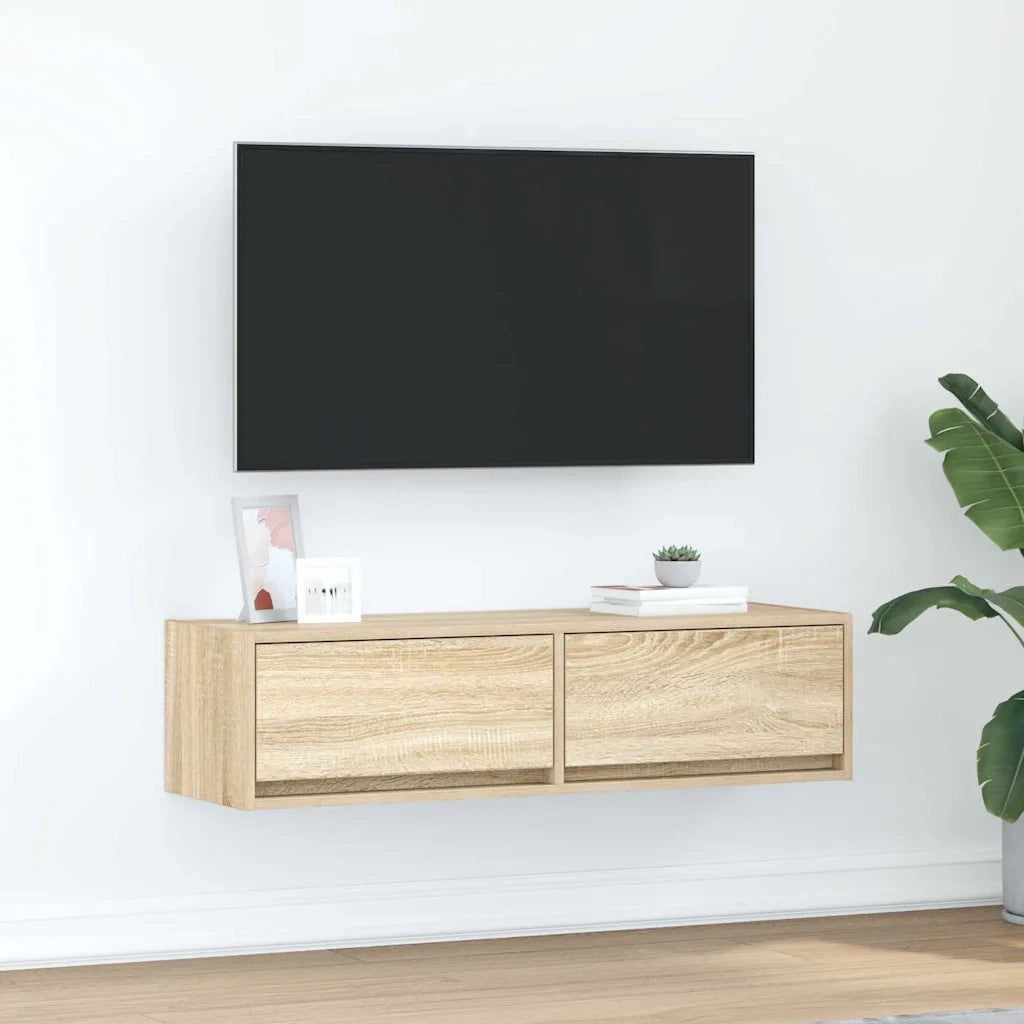 Mobile TV-Credenza per TV-Console TV rovere sonoma 100 x 31 x 25.5 cm Legno multistrato