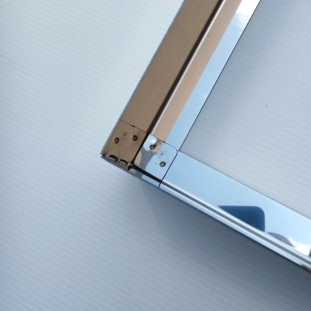 Sigillo 230 x 230 x h 80mm chiusino di acciaio inox leggero da riempimento