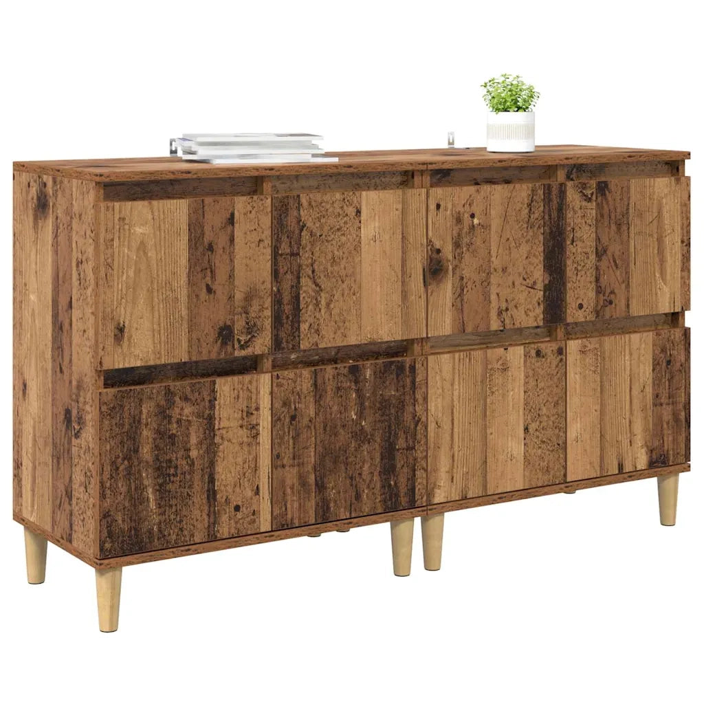 Credenza | Sideboards 2 pcs Legno vecchio 60 x 35 x 70 cm