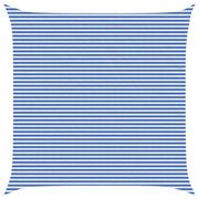 Telo Ombra Blu e Bianco 7 x 7 m HDPE 42032874