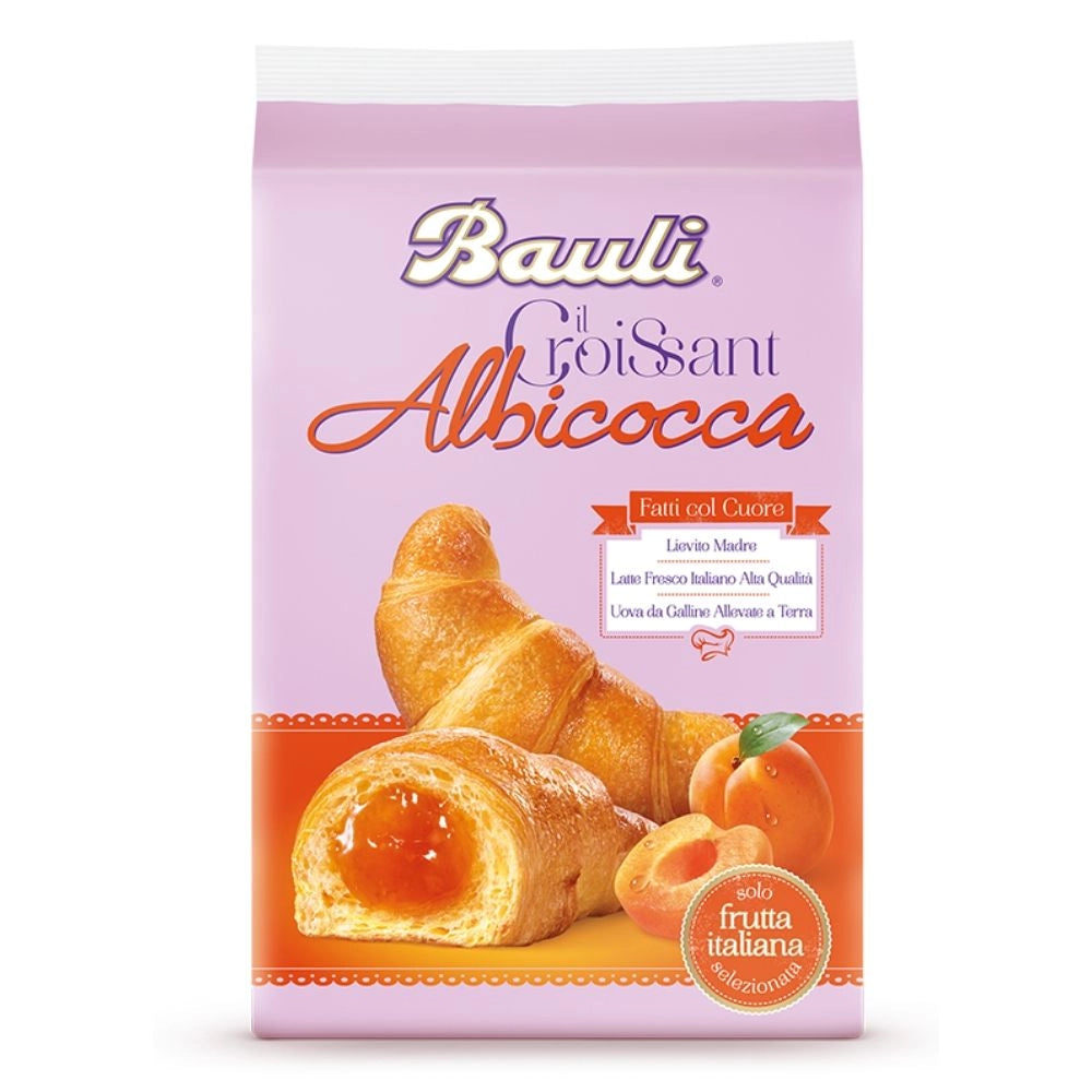Bauli croissant: classico- al cioccolato- al albicocca- alla ciliegia- alla crema pasticcera