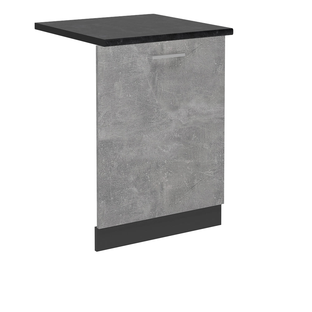Pannello frontale della lavastoviglie R-Line Calcestruzzo/Antracite 60 cm, PL Marmo Vicco