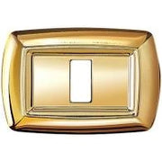 PLACCA TONDO 1 MODULO ORO