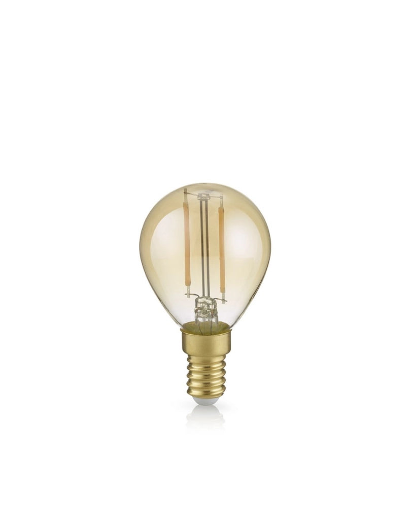 Lampadina LED E14 sfera ambra 4W 470 lm Trio