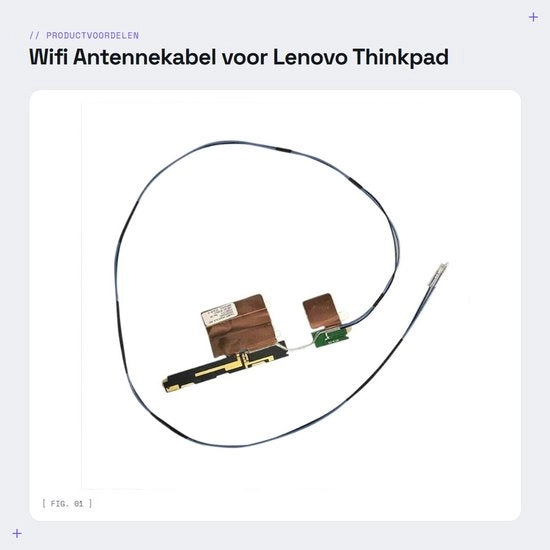Cavo Wi-Fi per Antenna per Lenovo Thinkpad T460S