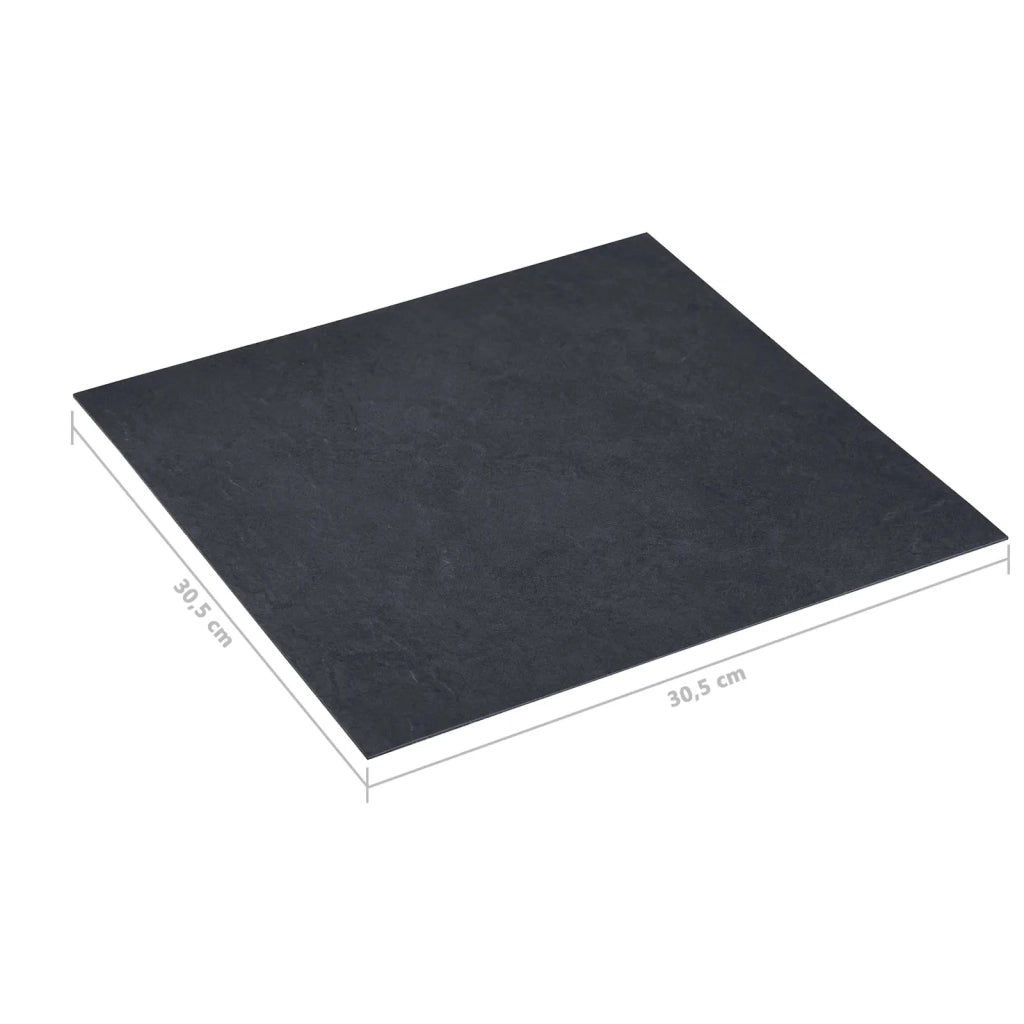 Tavole di Pavimento 55 pcs Nero 5,11 m² PVC 42046277