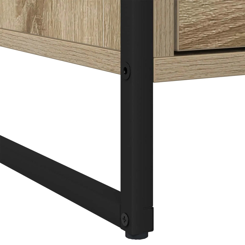 Comodino 2 pcs Sonoma 50 x 39.5 x 50 cm Legno multistrato 886681