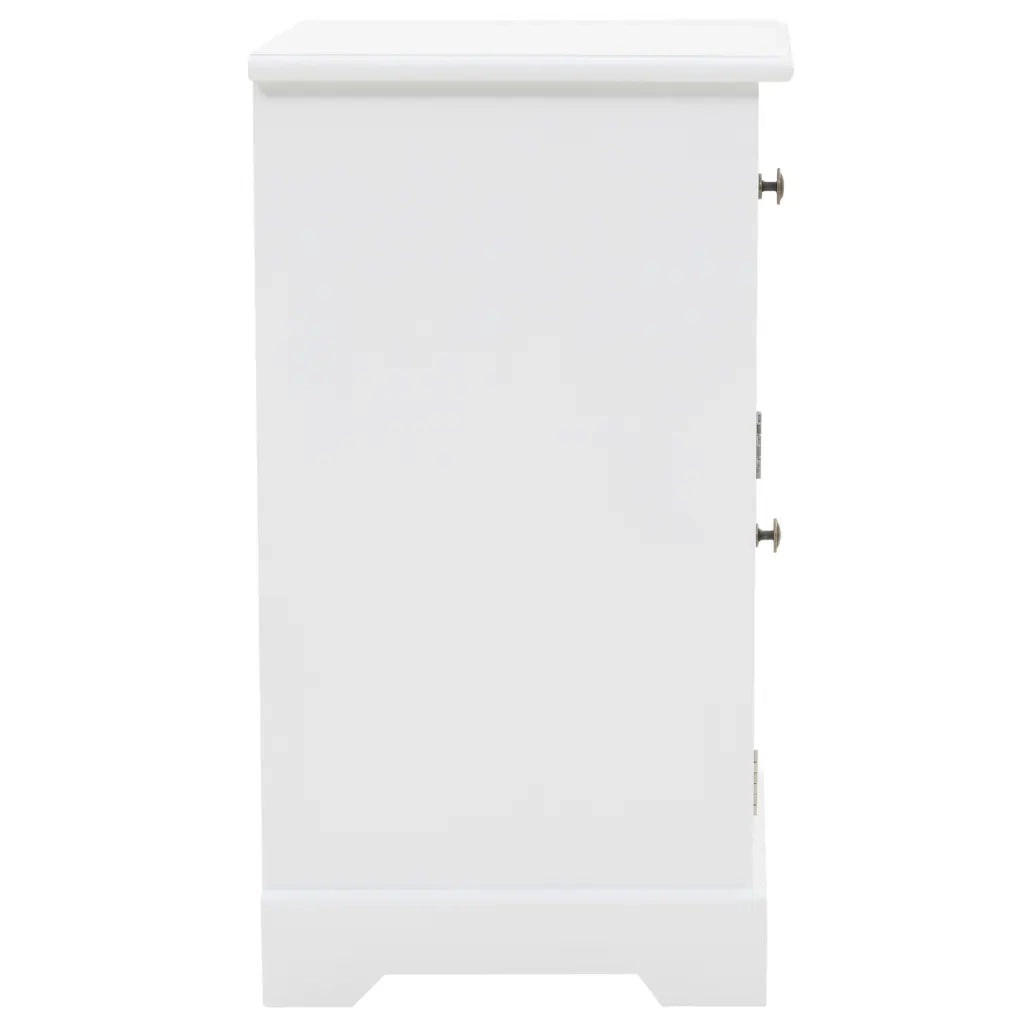 Comodino in MDF e Legno di Pino 35x32x59 cm 245757