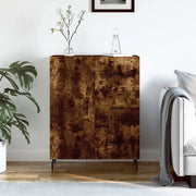 Credenza-Buffet-Armadio da cucina Rovere Fumo 69,5x34x90 cm in Legno Multistrato 186908