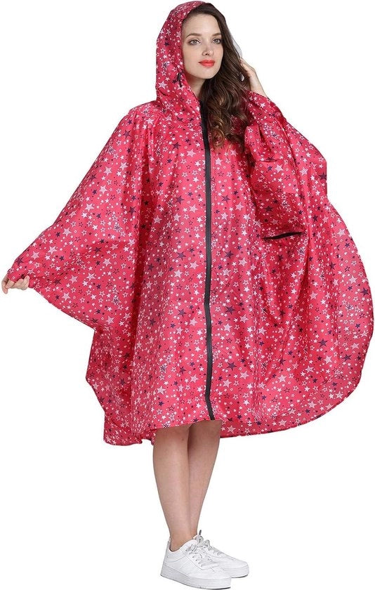 Impermeabile poncho a capo per donne - Attività all'aperto - Feste, campeggio, escursioni