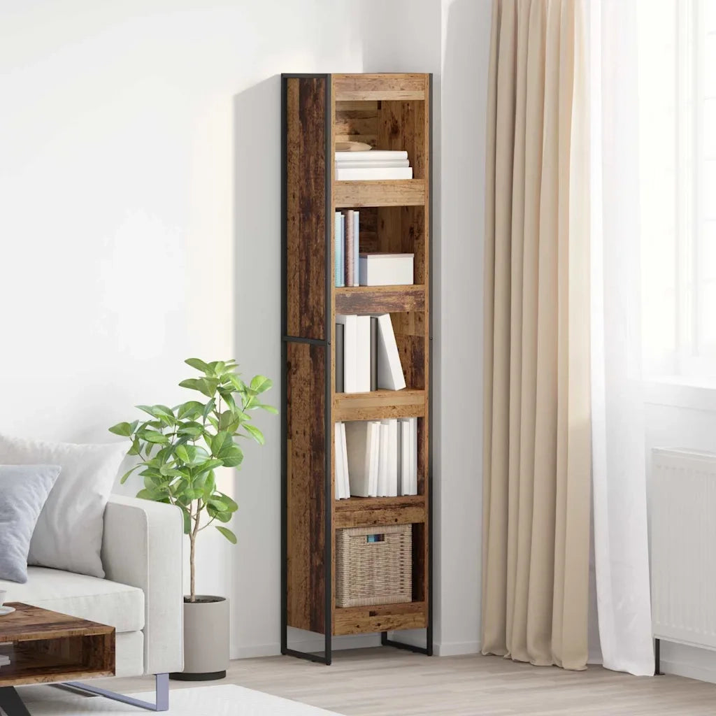 Armadio per Libri Legno vecchio 40 x 30 x 189,5 cm 886382