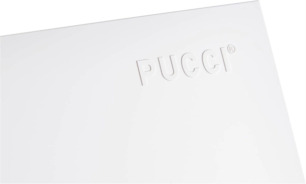 PLACCA PER CASSETTA INCASSO PUCCI ECO 2 PULSANTI LINEA MOD.2014- Bianca- PUCCI- pezzi 1
