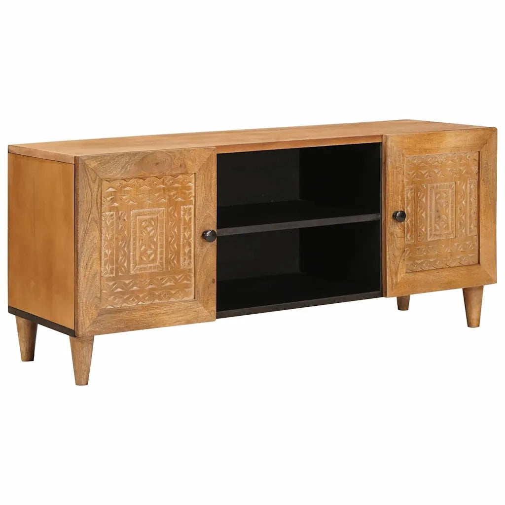 Mobile TV con lo scaffale Marrone chiaro 105 x 33 x 46 cm