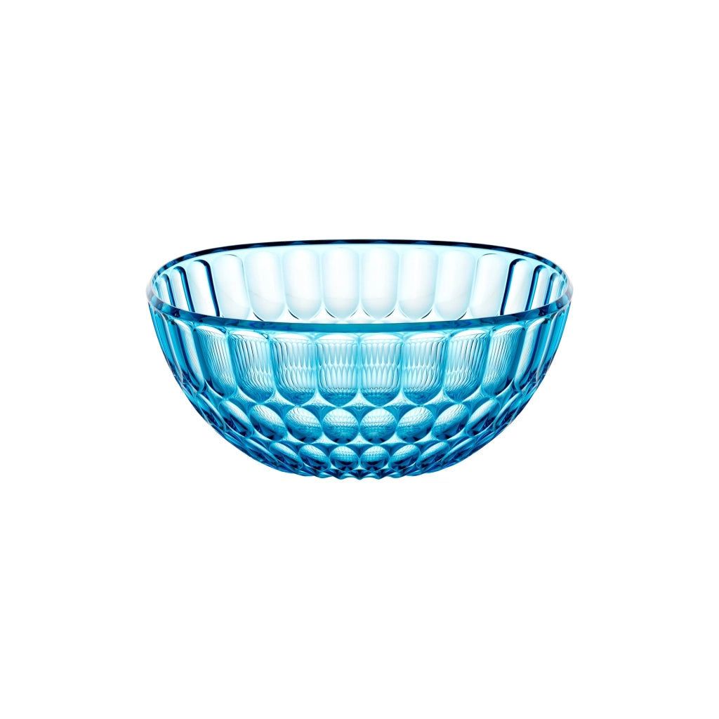 Contenitore Vanity Ø25 cm colore azzurro 25x25xh10,9 cm