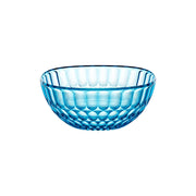 Contenitore Vanity Ø25 cm colore azzurro 25x25xh10,9 cm