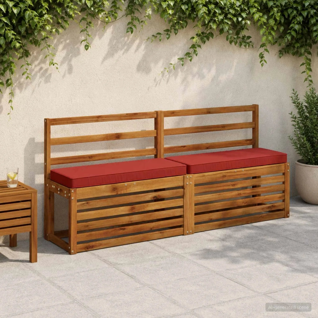 Cuscino per Panchina a 1 Pezzo VUGHT 100% Poliestere Rosso 950430