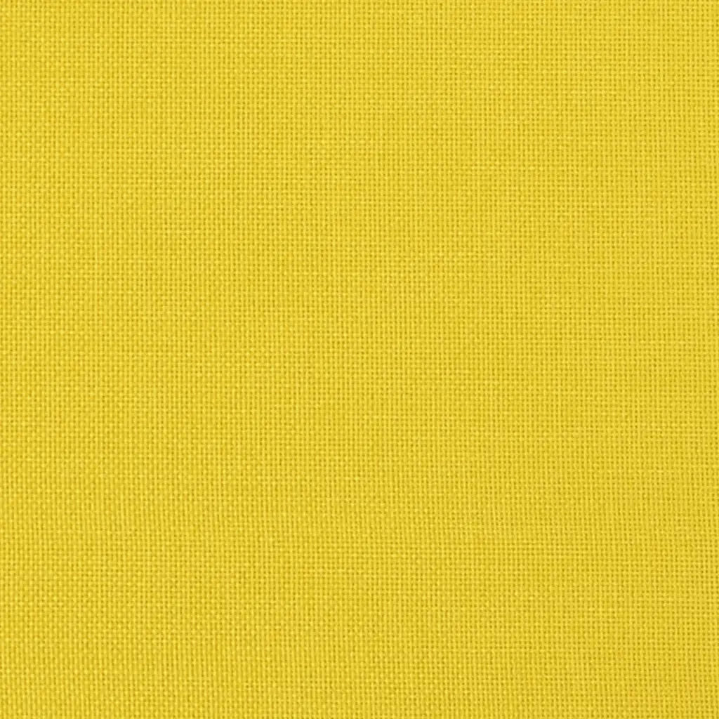 Divano | Divano da soggiorno | Sofa a 2 Posti Giallo Chiaro 140 cm in Tessuto