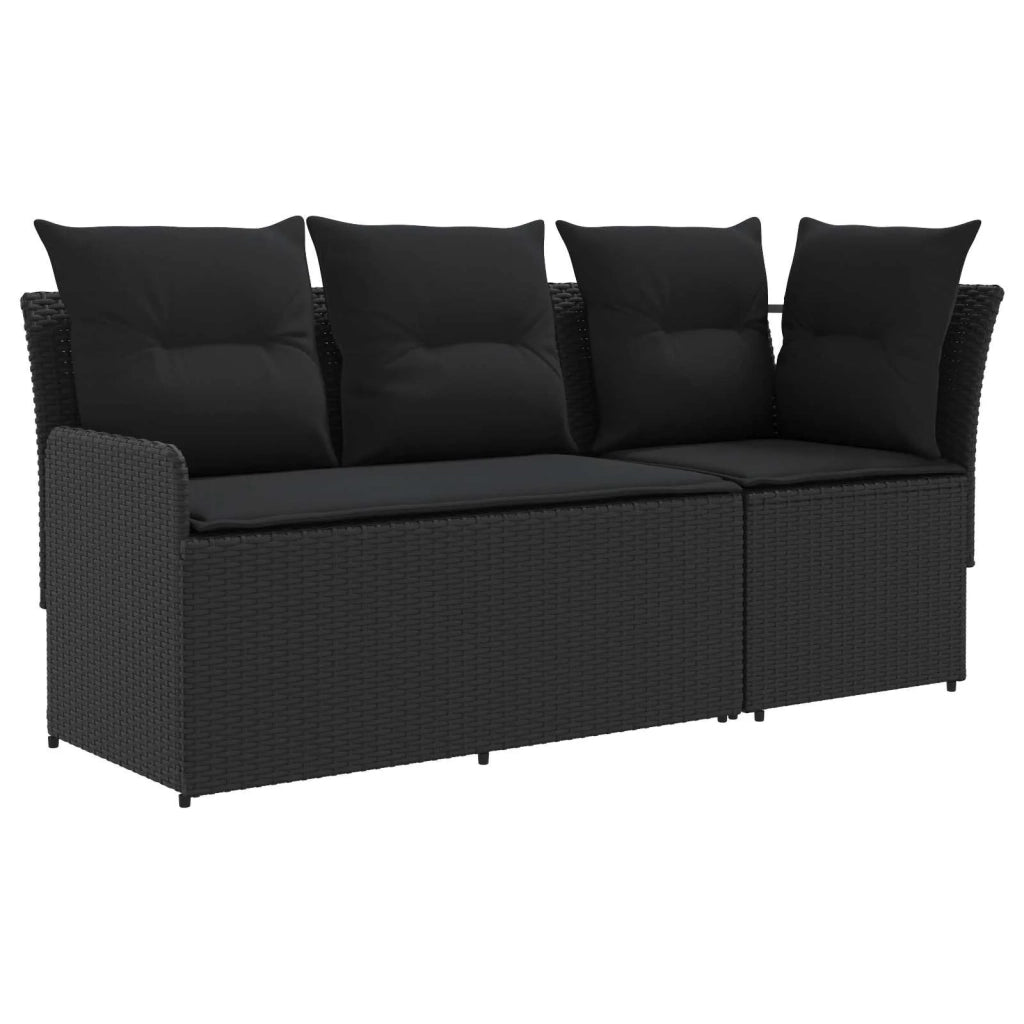 Sofa da giardino-Divano con braccioli da giardino con divano angolare 2 Pezzo 163101