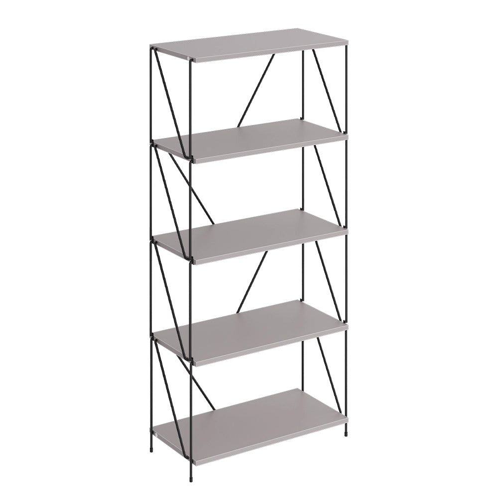 Vicco Scaffale Grigio/nero 60 x 134.5 cm