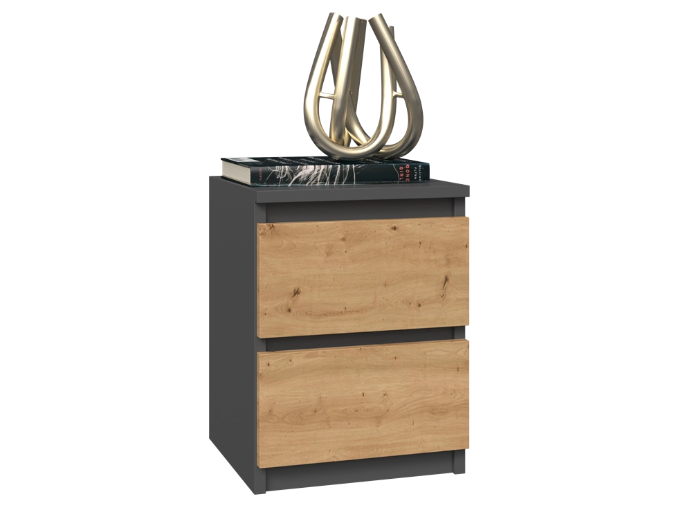 Comodino MALWA M2 antracite artisan