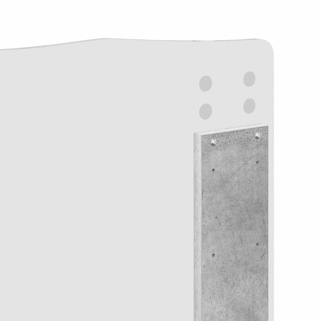 Testiera Grigio cemento Legno multistrato 887993