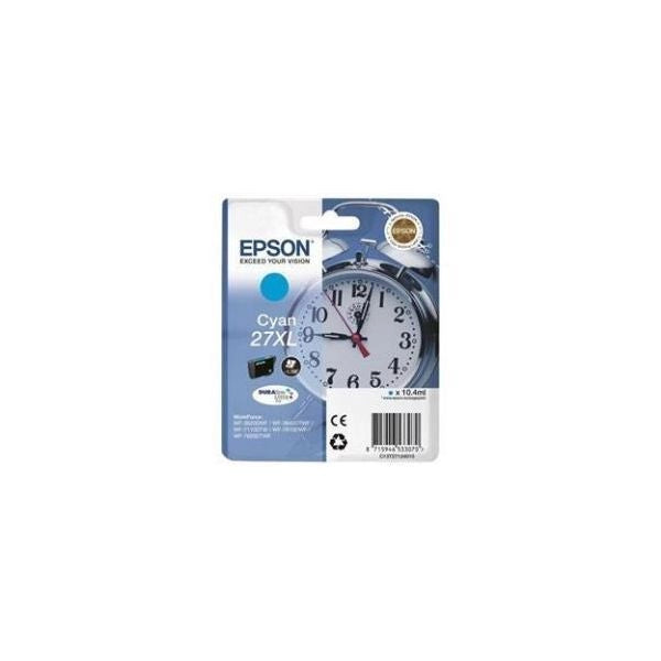 Epson alarm clock cartuccia sveglia ciano inchiostri durabrite ultra 27xl - C13T27124022
