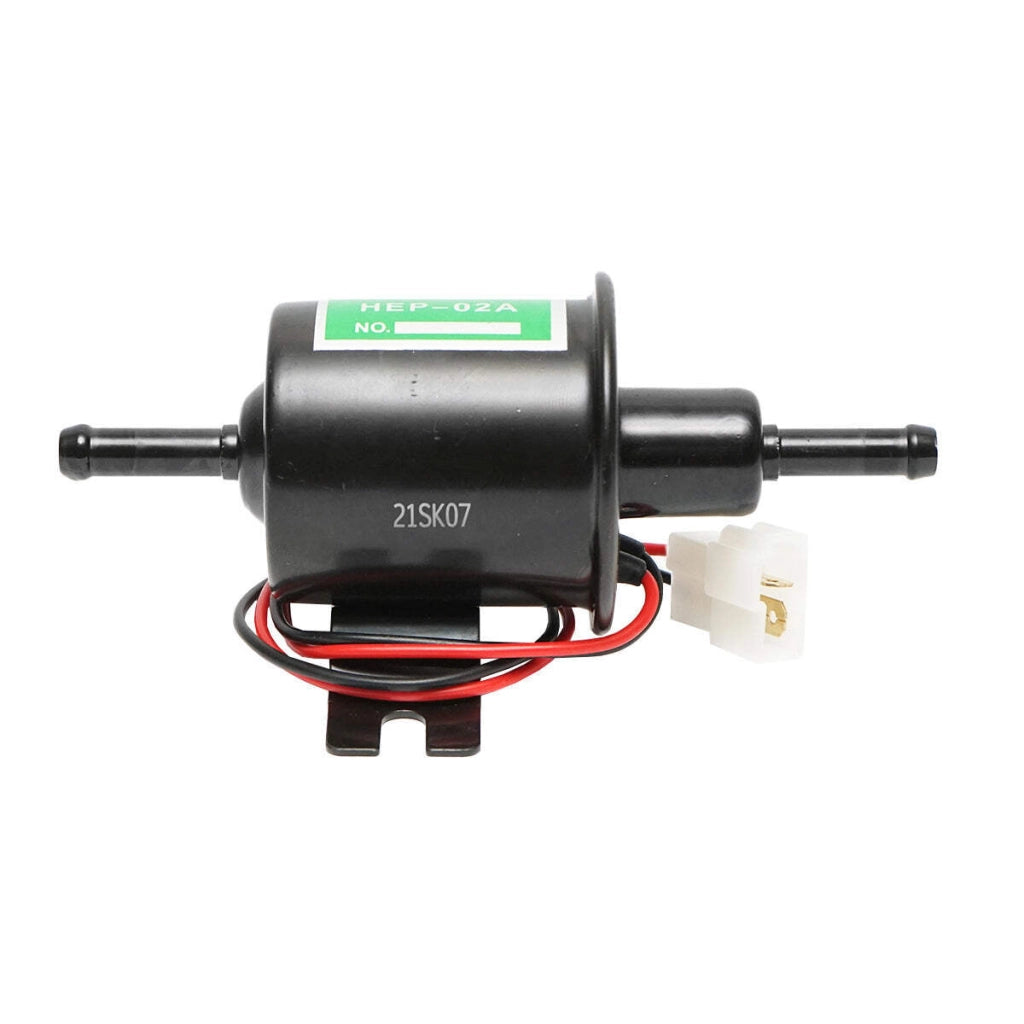 Pompa Carburante elettrica universale HEP per diesel/benzina, con filtro incorporato, 12V/02A