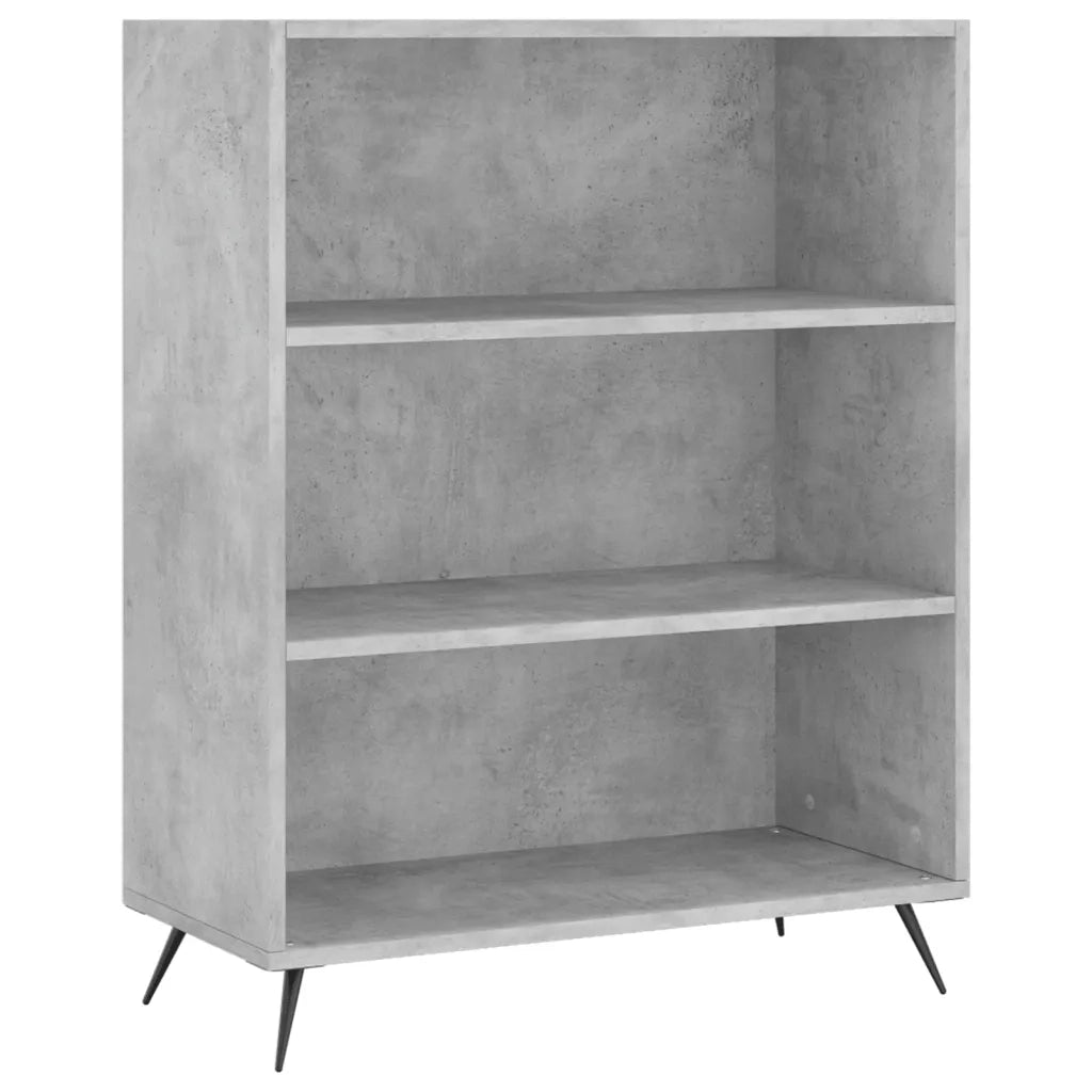 Credenza | Madia | Buffet da pranzo | Armadio da pranzo Grigio Cemento 69,5x34x180 cm in Legno Multistrato