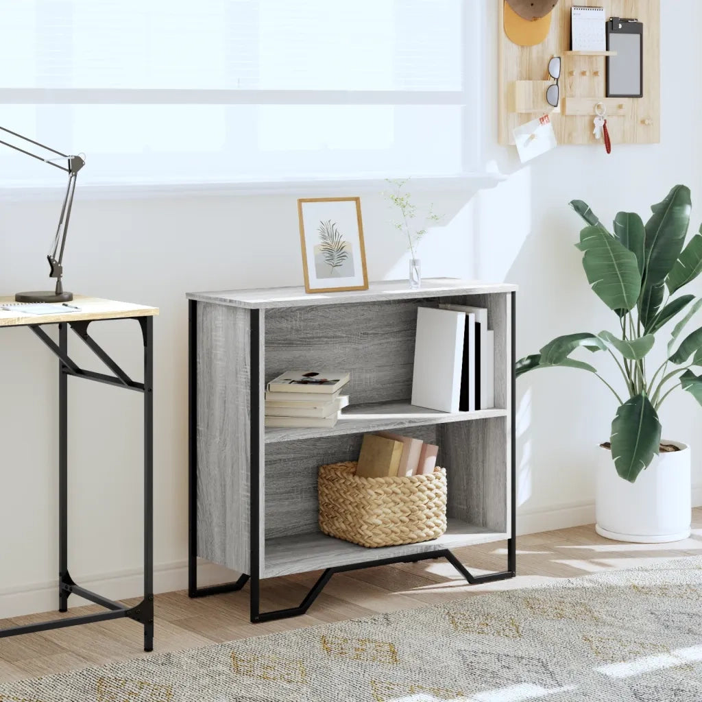 Libreria Grigio Sonoma 80x31x74,5 cm in Legno Multistrato 848622