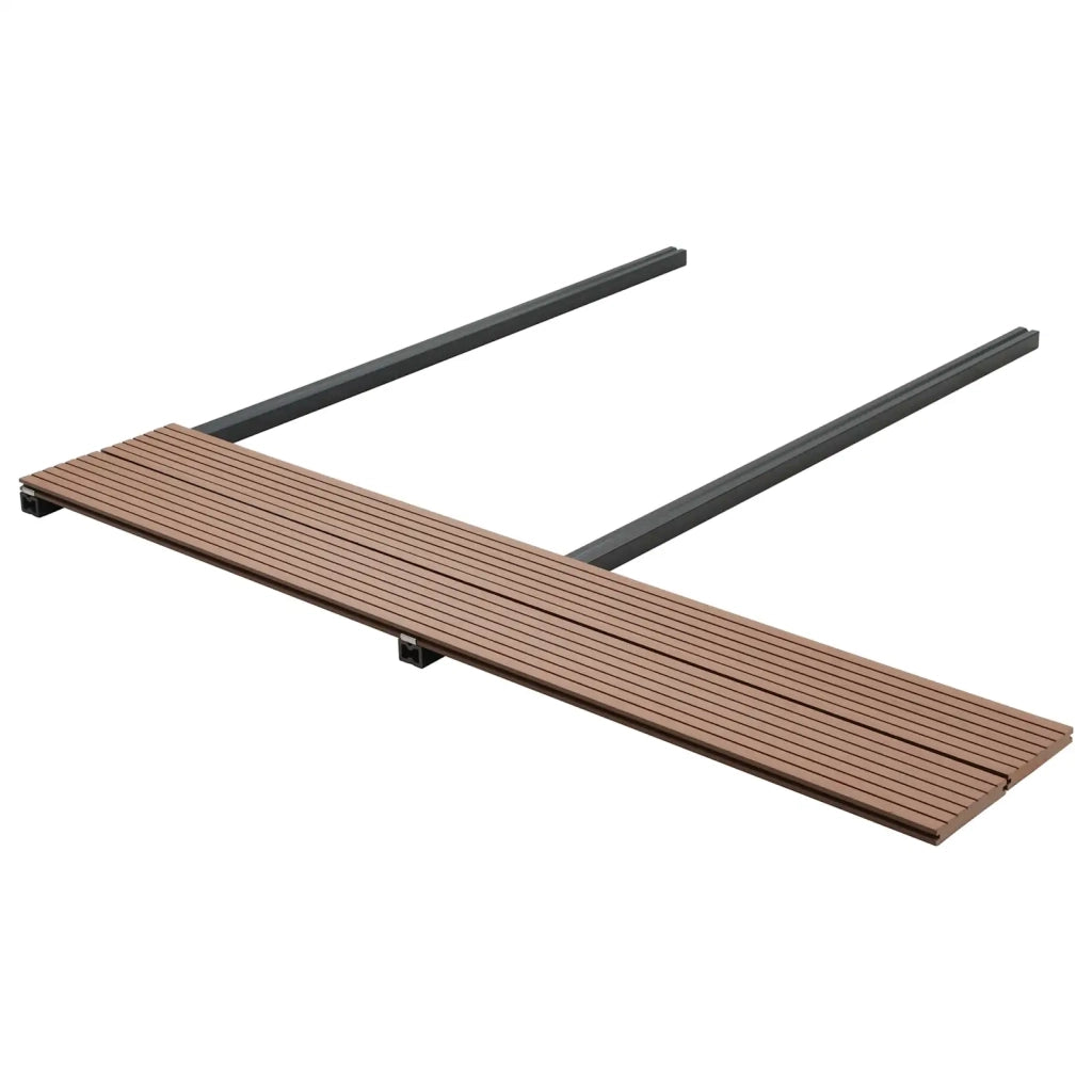 Pavimento da Deck 60 pcs Marrone Chiaro WPC 3444735
