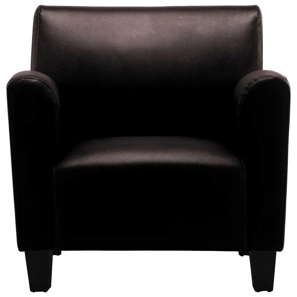 Poltrona Marrone Scuro in Similpelle 240979