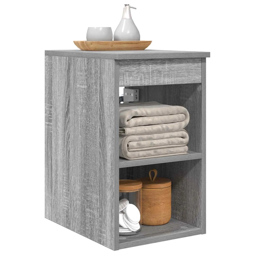 Armadio Bagno | Mobile da Bagno In-between Sonoma grigio 30 x 35 x 50 cm