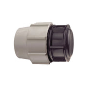 TAPPO FEMMINA A COMPRESSIONE IN POLIPROPILENE SERIE 7120 BIANCO E NERO PLASSON - Ø110 PN16  - PSN
